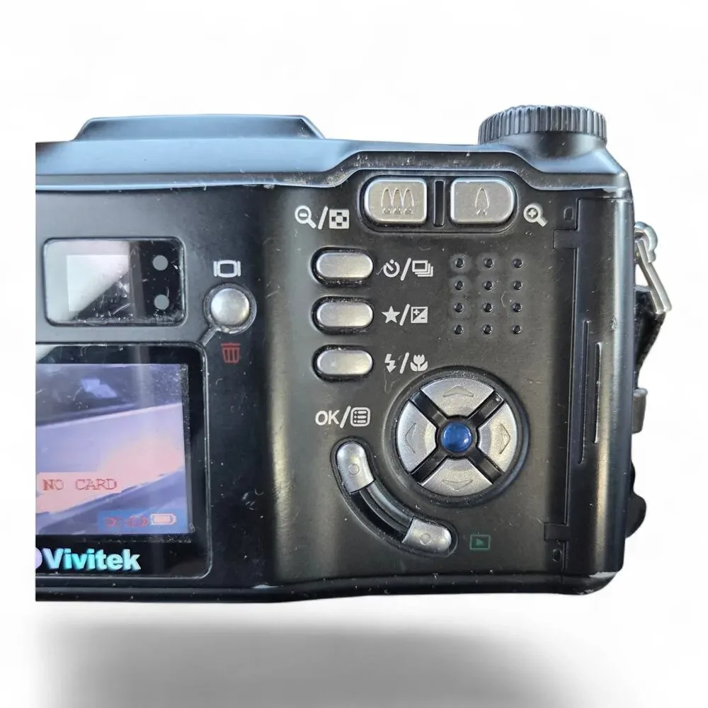 Vintage Vivitek 521z3 Digital Camera 5.0MP 6x Power Zoom